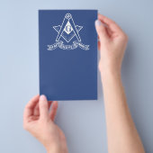 Freimaurersymbol Flyer (Handgriff)