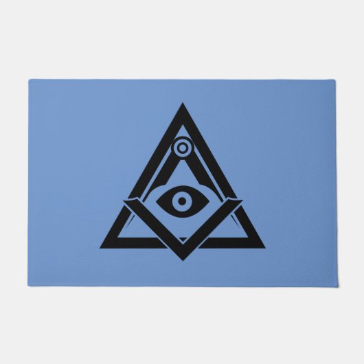 Freimaurersymbol Fußmatte (Vorderseite)