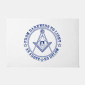 Freimaurersymbol Fußmatte (Vorderseite)