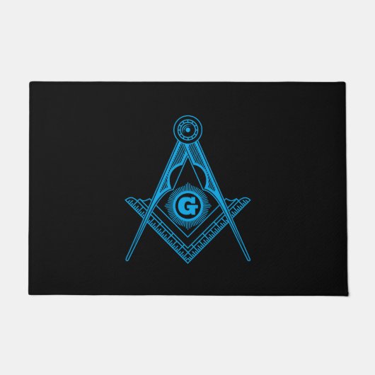 Freimaurersymbol Fußmatte (Vorderseite)