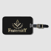 Freimaurersymbol Gepäckanhänger (Vorderseite (Horizontal))