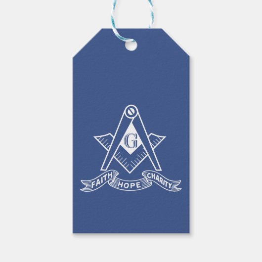 Freimaurersymbol Geschenkanhänger (Vorderseite)