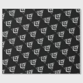 Freimaurersymbol Geschenkpapier (Flach)