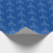 Freimaurersymbol Geschenkpapier (Ecke)