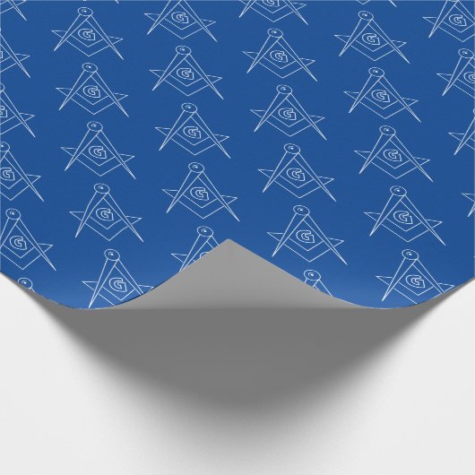 Freimaurersymbol Geschenkpapier (Ecke)