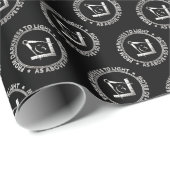 Freimaurersymbol Geschenkpapier (Rolleneckpunkt)