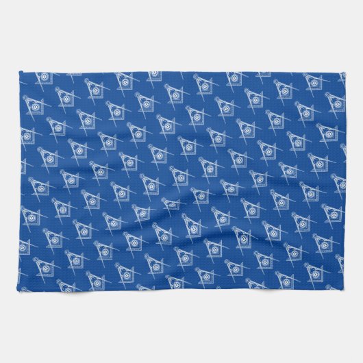 Freimaurersymbol Geschirrtuch (Horizontal)