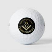 Freimaurersymbol Golfball (Vorderseite)