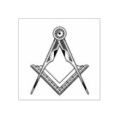 Freimaurersymbol Gummistempel (Prägung)