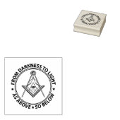 Freimaurersymbol Gummistempel (Stempel)
