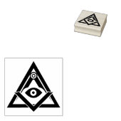 Freimaurersymbol Gummistempel (Stempel)
