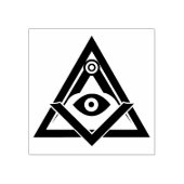 Freimaurersymbol Gummistempel (Prägung)
