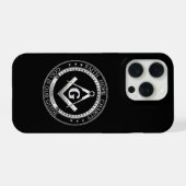 Freimaurersymbol iPhone Hülle (Rückseite (Horizontal))
