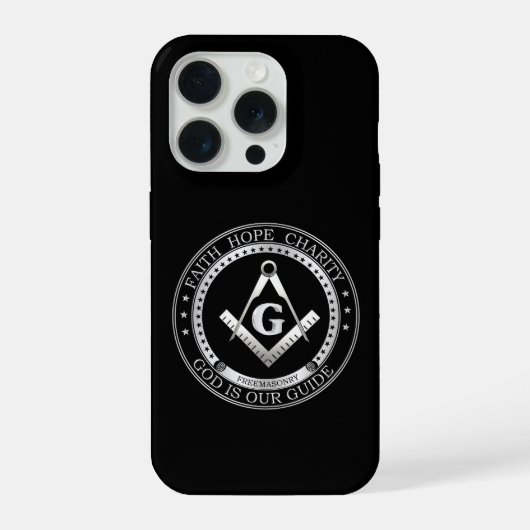 Freimaurersymbol iPhone Hülle (Rückseite)