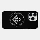 Freimaurersymbol iPhone Hülle (Rückseite (Horizontal))