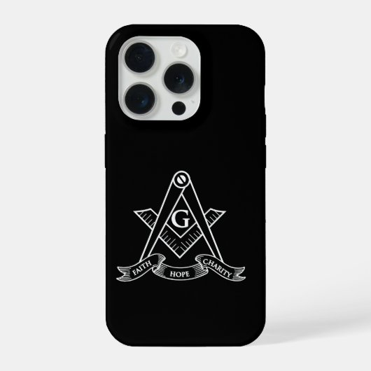 Freimaurersymbol iPhone Hülle (Rückseite)