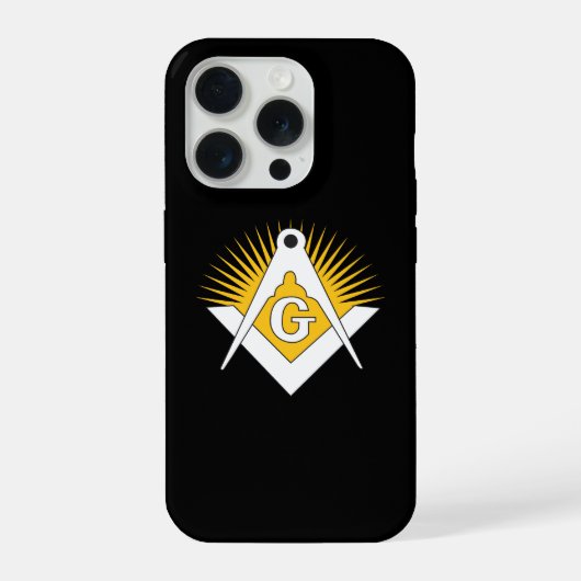 Freimaurersymbol iPhone Hülle (Rückseite)