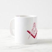 Freimaurersymbol Kaffeetasse (Vorderseite Links)