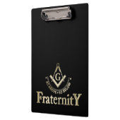 Freimaurersymbol Klemmbrett (Links)