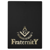 Freimaurersymbol Klemmbrett (Rückseite)