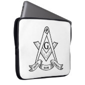 Freimaurersymbol Laptopschutzhülle (Vorne Rechts)