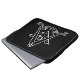 Freimaurersymbol Laptopschutzhülle (Vorne Knopf)