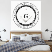 Freimaurersymbol Leinwanddruck (Insitu (Schlafzimmer))