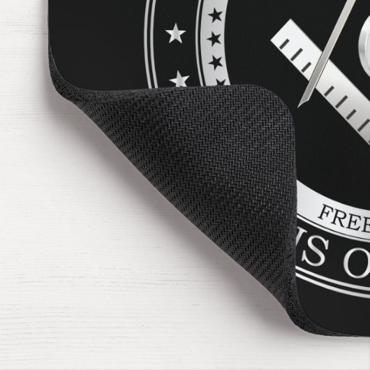 Freimaurersymbol Mousepad (Ecke)