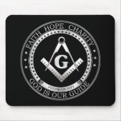 Freimaurersymbol Mousepad (Vorne)