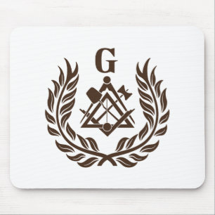 Freimaurersymbol Mousepad
