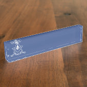 Freimaurersymbol Namensplakette (Seite)