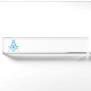 Freimaurersymbol Namensplakette