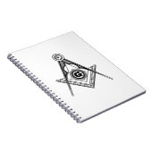 Freimaurersymbol Notizblock (Rechte Seite)