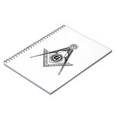 Freimaurersymbol Notizblock (Linke Seite)