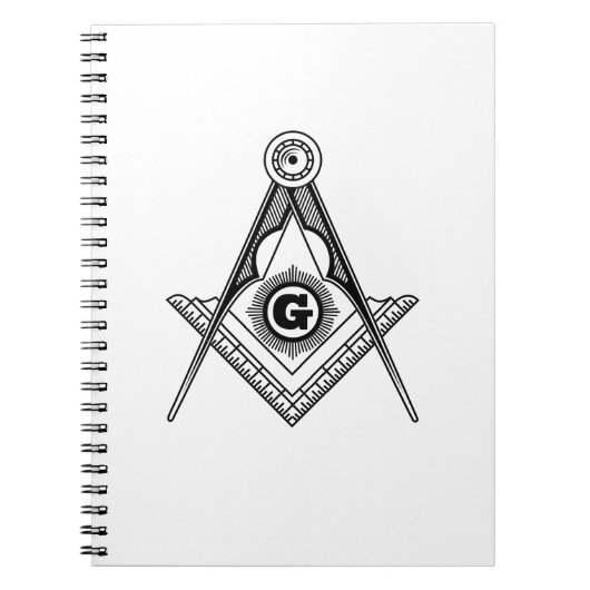 Freimaurersymbol Notizblock (Vorderseite)