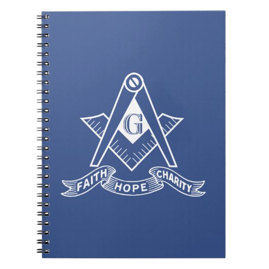 Freimaurersymbol Notizblock (Vorderseite)