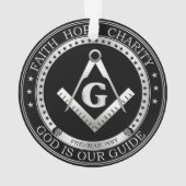 Freimaurersymbol Ornament (Rückseite)