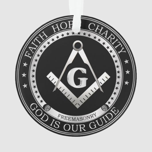 Freimaurersymbol Ornament (Rückseite)