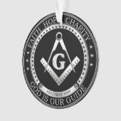 Freimaurersymbol Ornament (Vorderseite)