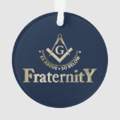 Freimaurersymbol Ornament (Rückseite)