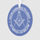 Freimaurersymbol Ornament (Vorderseite)