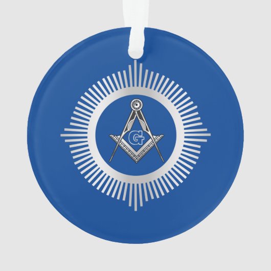 Freimaurersymbol Ornament (Rückseite)