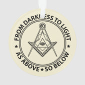 Freimaurersymbol Ornament (Rückseite)