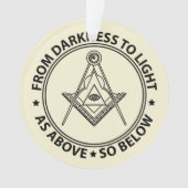 Freimaurersymbol Ornament (Vorderseite)