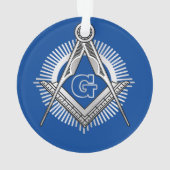 Freimaurersymbol Ornament (Rückseite)