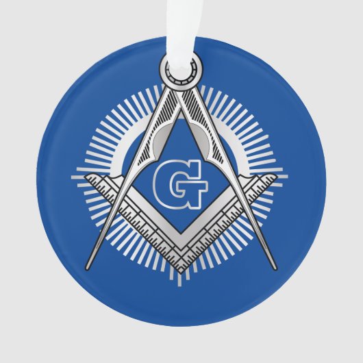 Freimaurersymbol Ornament (Vorderseite)