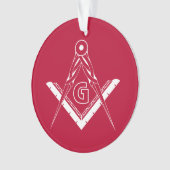 Freimaurersymbol Ornament (Vorderseite)