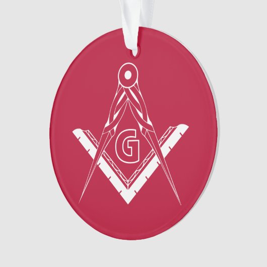 Freimaurersymbol Ornament (Vorderseite)