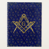 Freimaurersymbol Platz und Kompasse Planer (Vorderseite)