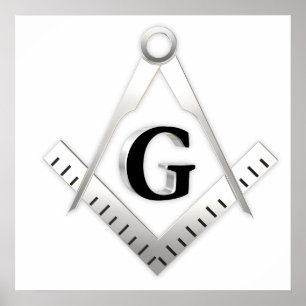 Freimaurersymbol Poster